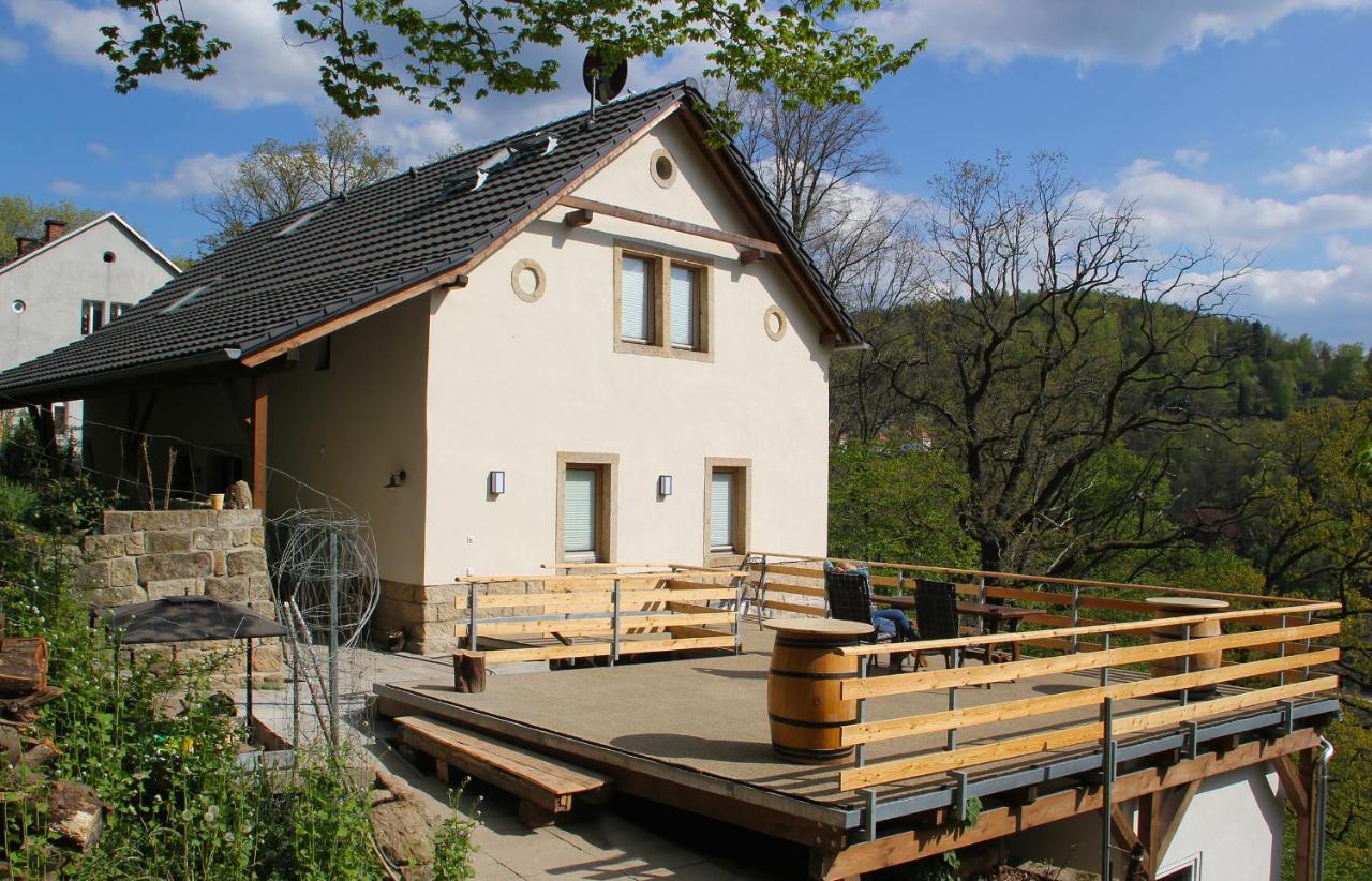 Luxusboofe - Ferienhaus Am Lilienstein Königstein Exterior foto